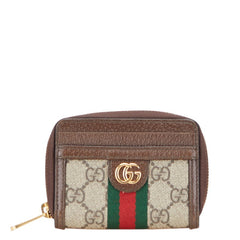 グッチ GGスプリーム オフィディア コインケース 658552 ベージュ ブラウン PVC レザー レディース GUCCI 【中古】