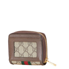 グッチ GGスプリーム オフィディア コインケース 658552 ベージュ ブラウン PVC レザー レディース GUCCI 【中古】
