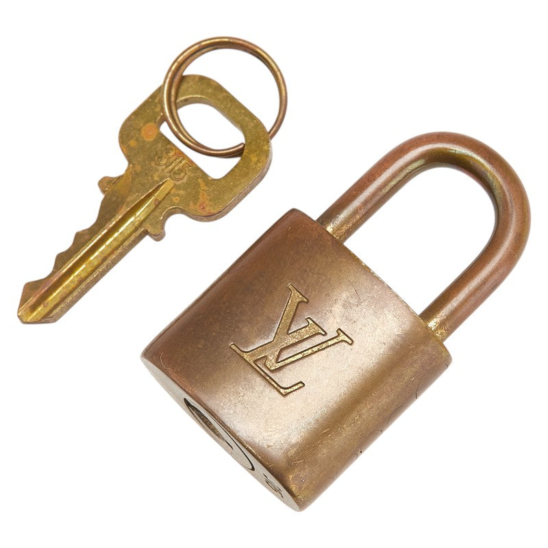 ルイ ヴィトン カデナ 南京錠 キー セット ゴールド メッキ レディース LOUIS VUITTON 【中古】