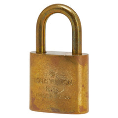 ルイ ヴィトン カデナ 南京錠 キー セット ゴールド メッキ レディース LOUIS VUITTON 【中古】