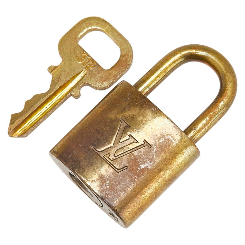 ルイ ヴィトン カデナ 南京錠 キー セット ゴールド メッキ レディース LOUIS VUITTON 【中古】