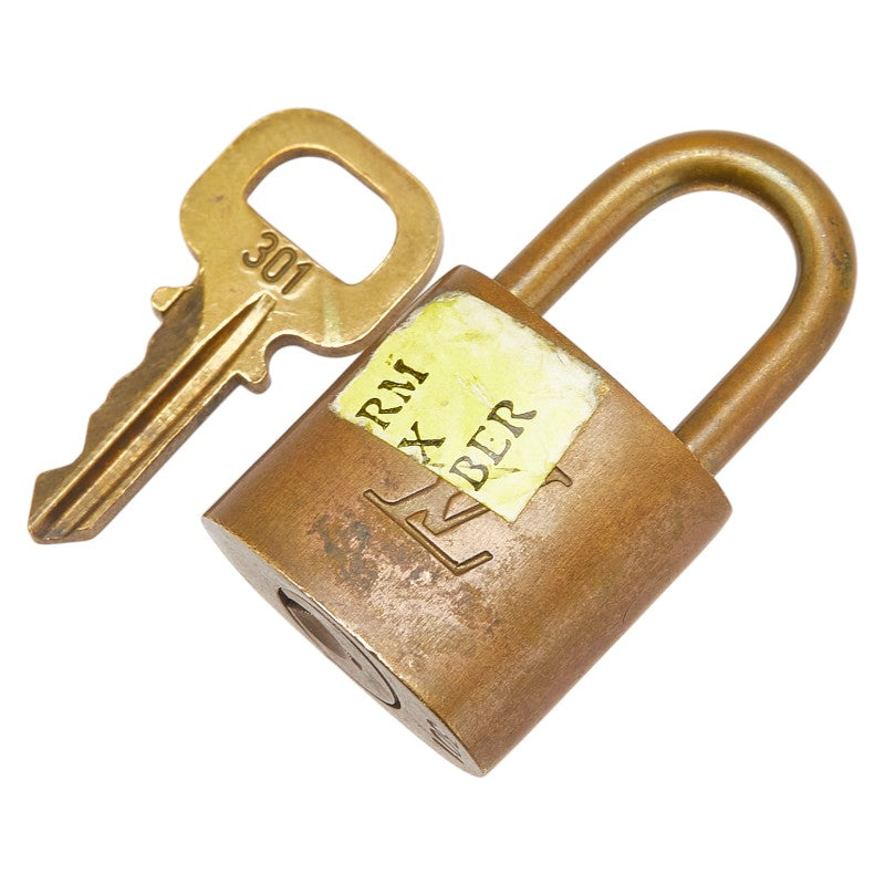 ルイ ヴィトン カデナ 南京錠 キー セット ゴールド メッキ レディース LOUIS VUITTON 【中古】