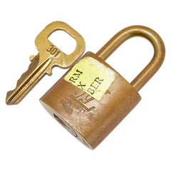 ルイ ヴィトン カデナ 南京錠 キー セット ゴールド メッキ レディース LOUIS VUITTON 【中古】