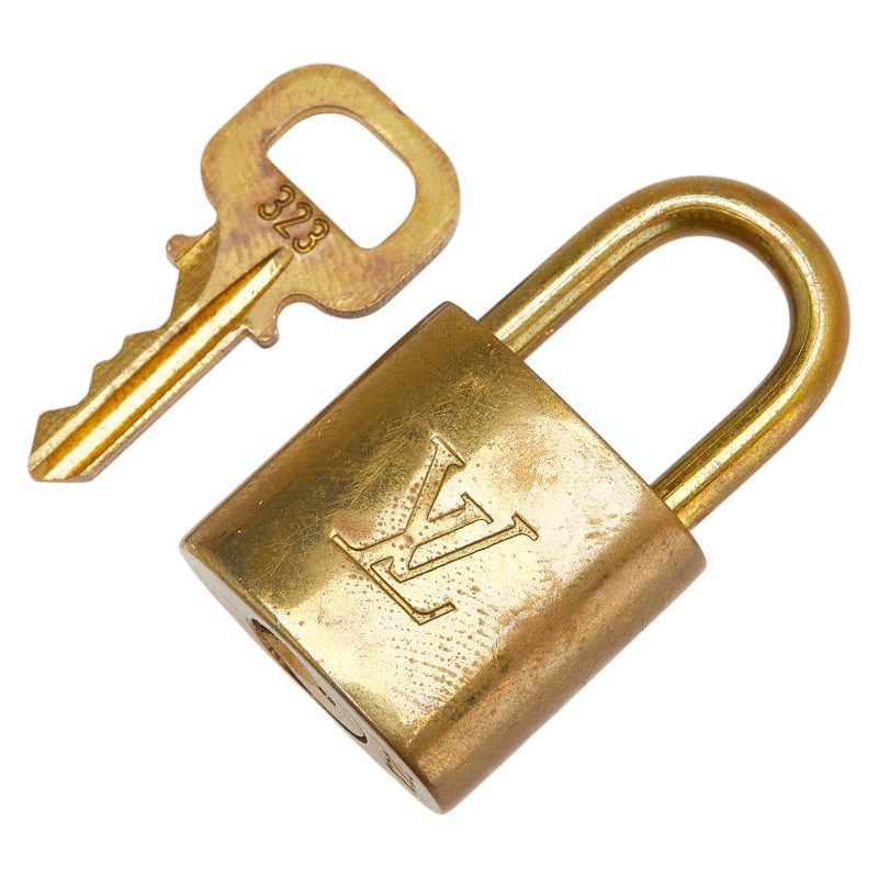 ルイ ヴィトン カデナ 南京錠 キー セット ゴールド メッキ レディース LOUIS VUITTON 【中古】