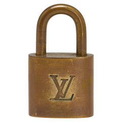 ルイ ヴィトン カデナ 南京錠 キー セット ゴールド メッキ レディース LOUIS VUITTON 【中古】