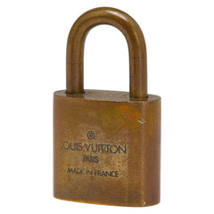 ルイ ヴィトン カデナ 南京錠 キー セット ゴールド メッキ レディース LOUIS VUITTON 【中古】