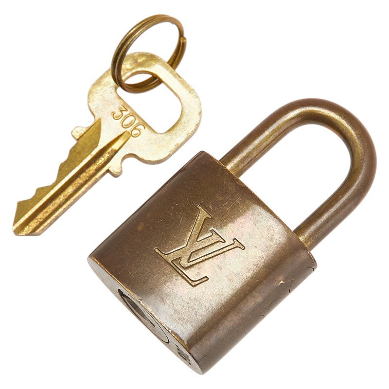 ルイ ヴィトン カデナ 南京錠 キー セット ゴールド メッキ レディース LOUIS VUITTON 【中古】