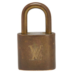 ルイ ヴィトン カデナ 南京錠 キー セット ゴールド メッキ レディース LOUIS VUITTON 【中古】