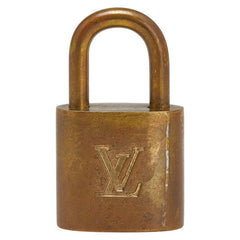 ルイ ヴィトン カデナ 南京錠 キー セット ゴールド メッキ レディース LOUIS VUITTON 【中古】