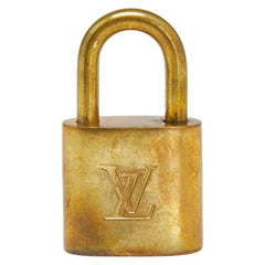 ルイ ヴィトン カデナ 南京錠 キー セット ゴールド メッキ レディース LOUIS VUITTON 【中古】