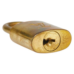 ルイ ヴィトン カデナ 南京錠 キー セット ゴールド メッキ レディース LOUIS VUITTON 【中古】