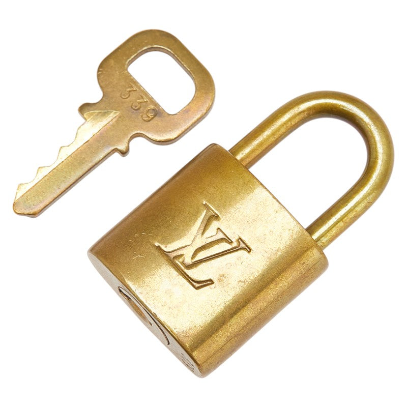 ルイ ヴィトン カデナ 南京錠 キー セット ゴールド メッキ レディース LOUIS VUITTON 【中古】