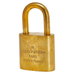 ルイ ヴィトン カデナ 南京錠 キー セット ゴールド メッキ レディース LOUIS VUITTON 【中古】