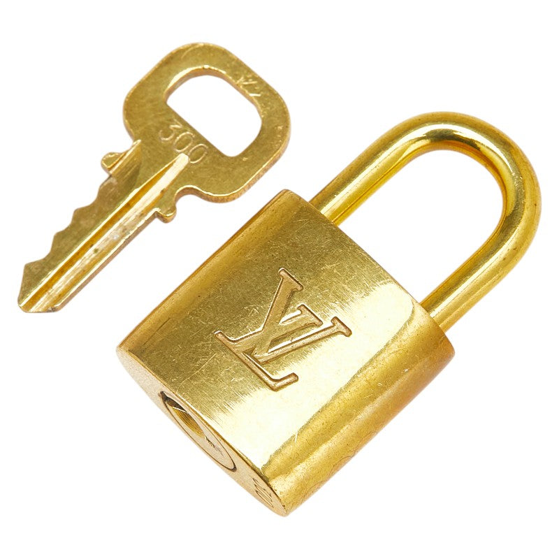 ルイ ヴィトン カデナ 南京錠 キー セット ゴールド メッキ レディース LOUIS VUITTON 【中古】
