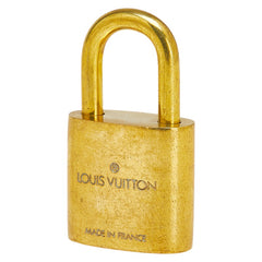 ルイ ヴィトン カデナ 南京錠 キー セット ゴールド メッキ レディース LOUIS VUITTON 【中古】