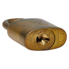 ルイ ヴィトン カデナ 南京錠 キー セット ゴールド メッキ レディース LOUIS VUITTON 【中古】