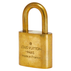 ルイ ヴィトン カデナ 南京錠 キー セット ゴールド メッキ レディース LOUIS VUITTON 【中古】