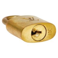 ルイ ヴィトン カデナ 南京錠 キー セット ゴールド メッキ レディース LOUIS VUITTON 【中古】