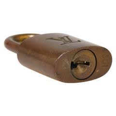 ルイ ヴィトン カデナ 南京錠 キー セット ゴールド メッキ レディース LOUIS VUITTON 【中古】