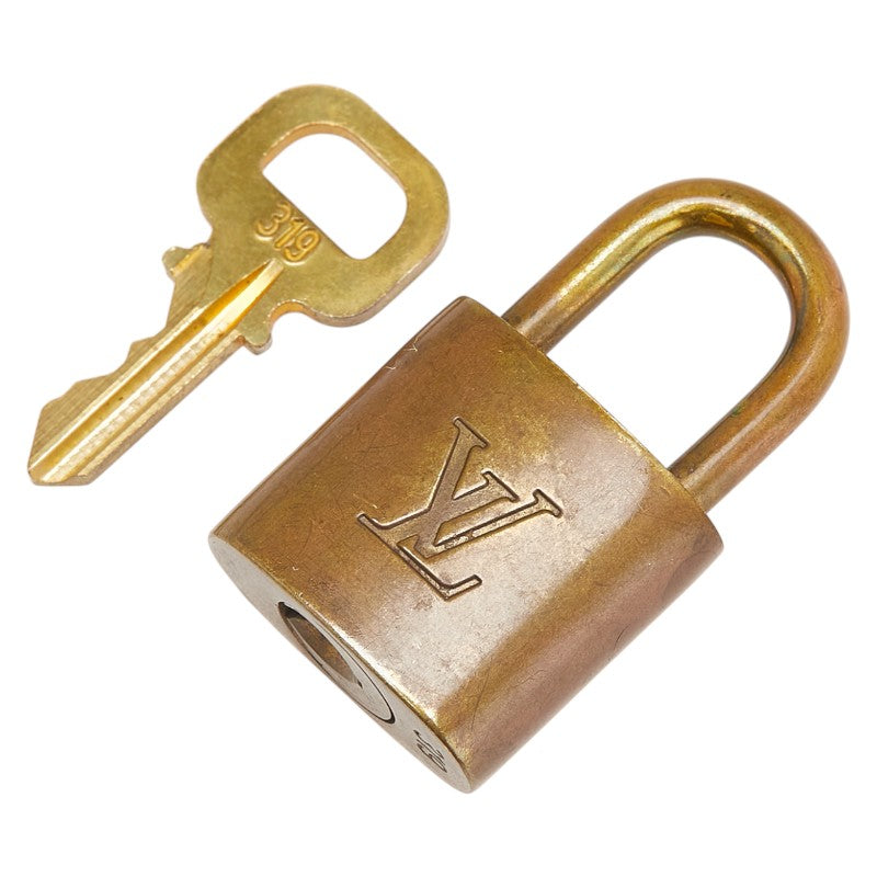 ルイ ヴィトン カデナ 南京錠 キー セット ゴールド メッキ レディース LOUIS VUITTON 【中古】