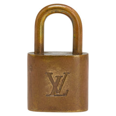 ルイ ヴィトン カデナ 南京錠 キー セット ゴールド メッキ レディース LOUIS VUITTON 【中古】