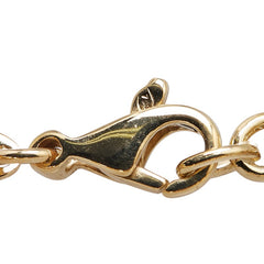 K18YG イエローゴールド イルカ テディベア ウニ モチーフ チェーンブレスレット レディース 【中古】