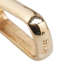 K18YG イエローゴールド ホースシュー 馬 モチーフ ペンダントトップ レディース 【中古】