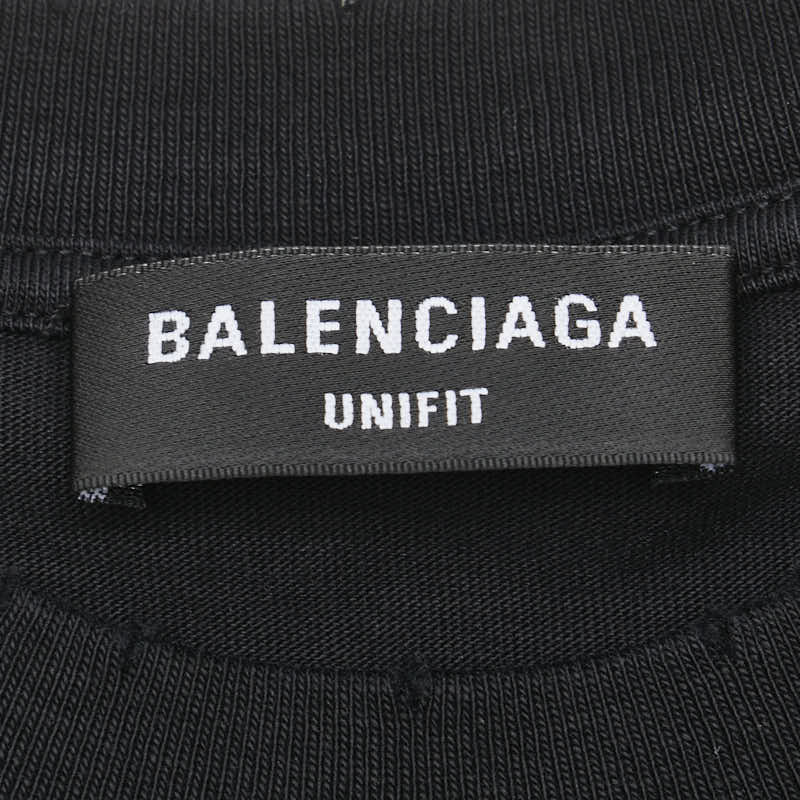 バレンシアガ FREE 半袖Ｔシャツ サイズ:XS ブラック ホワイト コットン メンズ BALENCIAGA 【中古】