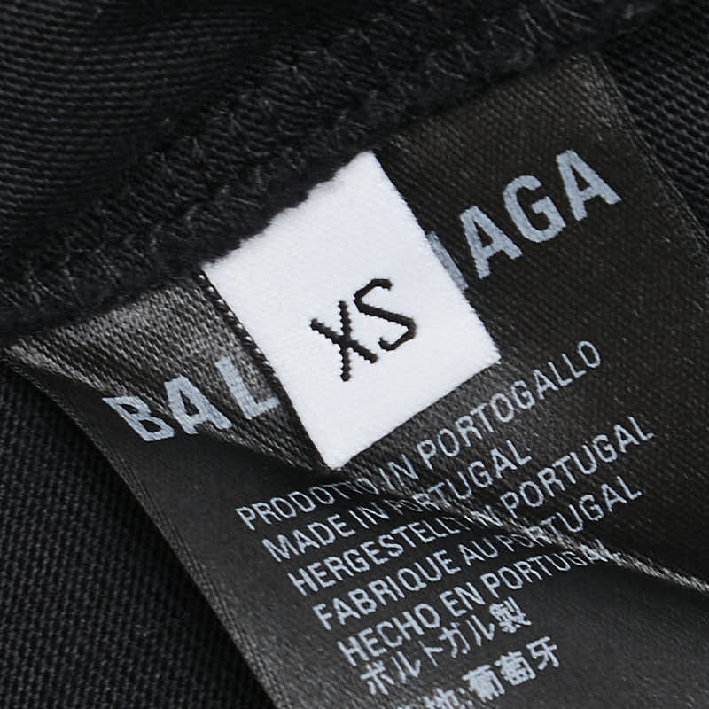 バレンシアガ FREE 半袖Ｔシャツ サイズ:XS ブラック ホワイト コットン メンズ BALENCIAGA 【中古】