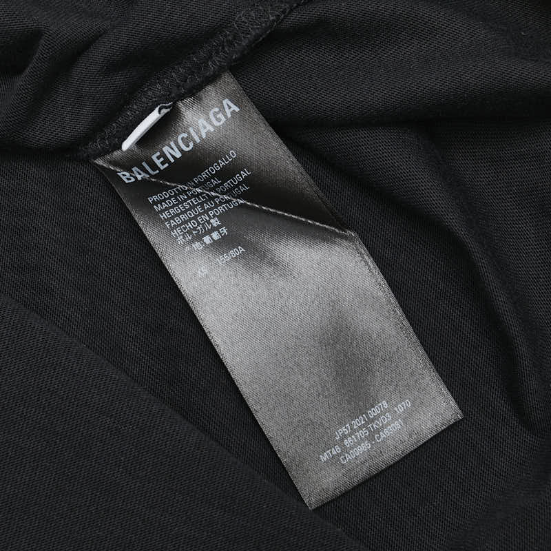 バレンシアガ FREE 半袖Ｔシャツ サイズ:XS ブラック ホワイト コットン メンズ BALENCIAGA 【中古】