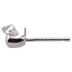 K18WG ホワイトゴールド ダイヤ0.50ct スタッドピアス レディース 【中古】