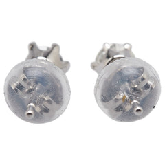 Pt900 プラチナ ダイヤ0.20ct スタッドピアス レディース 【中古】