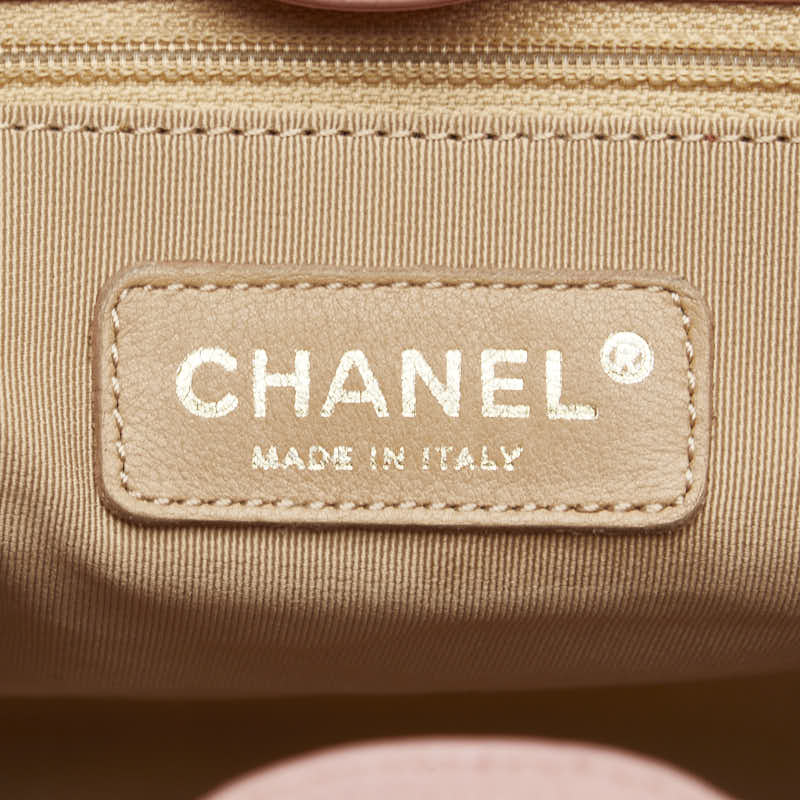 シャネル マトラッセ ココマーク PST チェーン トートバッグ A50994 ピンク キャビアスキン レディース CHANEL 【中古】