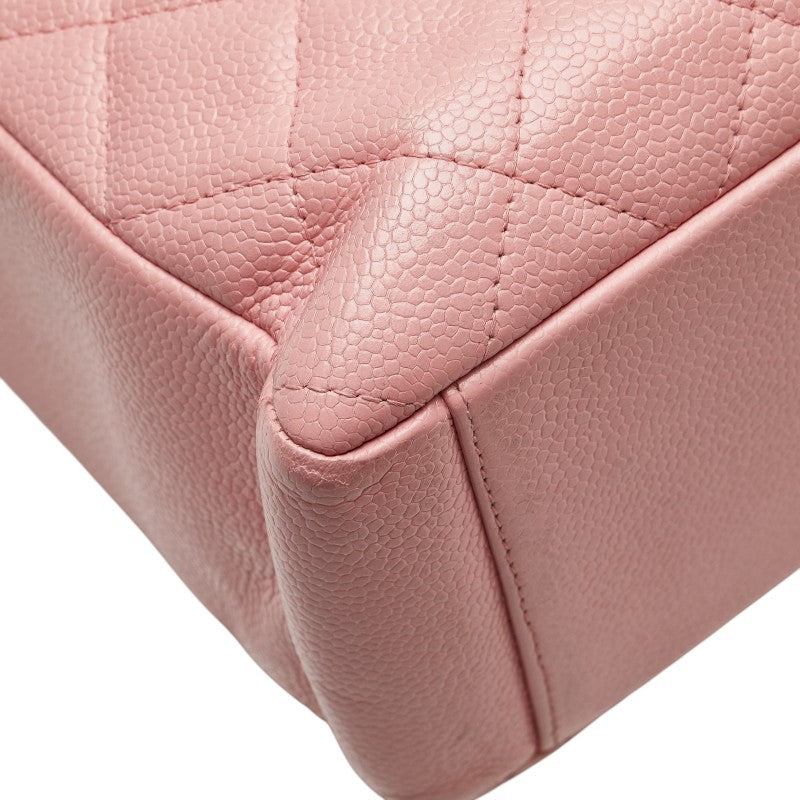 シャネル マトラッセ ココマーク PST チェーン トートバッグ A50994 ピンク キャビアスキン レディース CHANEL 【中古】