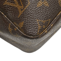 ルイ ヴィトン モノグラム トゥルーストワレット 28 セカンドバッグ クラッチバッグ M47522 ブラウン PVC レディース LOUIS VUITTON 【中古】