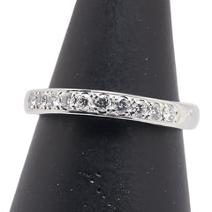 ポンテヴェキオ Pt900 プラチナ ダイヤ0.25ct リング 指輪 レディース Ponte Vecchio 11号 【中古】