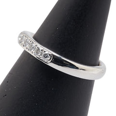 ポンテヴェキオ Pt900 プラチナ ダイヤ0.25ct リング 指輪 レディース Ponte Vecchio 11号 【中古】