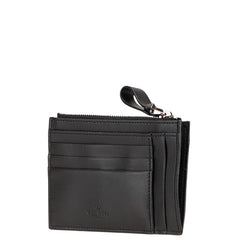 ヴァレンティノ VLTNロゴ コインケース ブラック レザー メンズ VALENTINO 【中古】