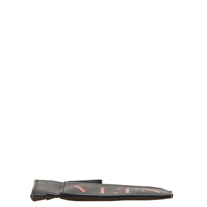 ヴァレンティノ VLTNロゴ コインケース ブラック レザー メンズ VALENTINO 【中古】