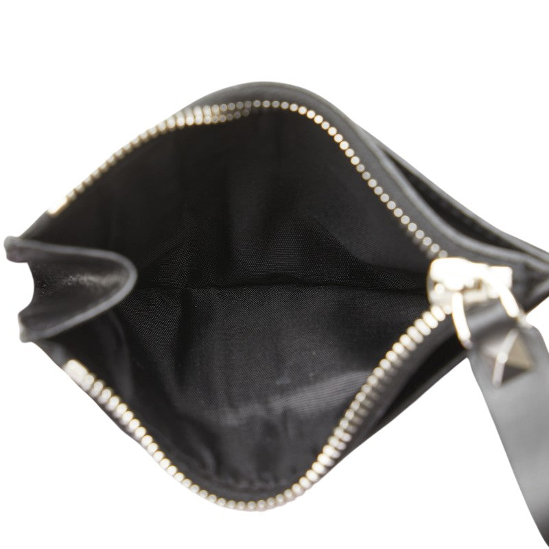 ヴァレンティノ VLTNロゴ コインケース ブラック レザー メンズ VALENTINO 【中古】