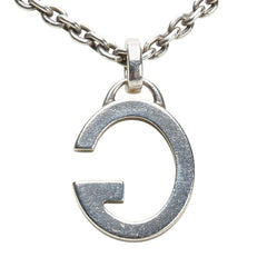 グッチ Gロゴ チェーン ペンダントネックレス 233936 SV925 シルバー レディース GUCCI 【中古】