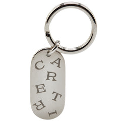 カルティエ ロゴ モチーフ キーホルダー シルバー メタル レディース CARTIER 【中古】
