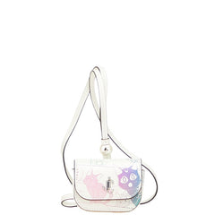 ジミーチュウ × セーラームーン ルナ アルテミス ダイアナ AirPodsケース ホワイト マルチカラー レザー レディース JIMMY CHOO 【中古】