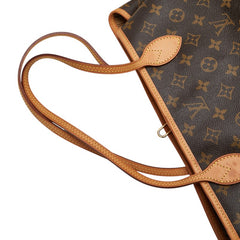 ルイ ヴィトン モノグラム ネヴァーフルGM トートバッグ ショルダーバッグ M40157 ブラウン PVC レザー レディース LOUIS VUITTON 【中古】