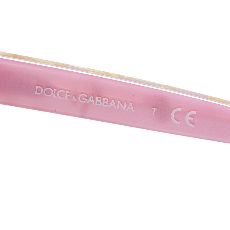 ドルチェアンドガッバーナ ロゴ サングラス パープル プラスチック レディース DOLCE&GABBANA 【中古】