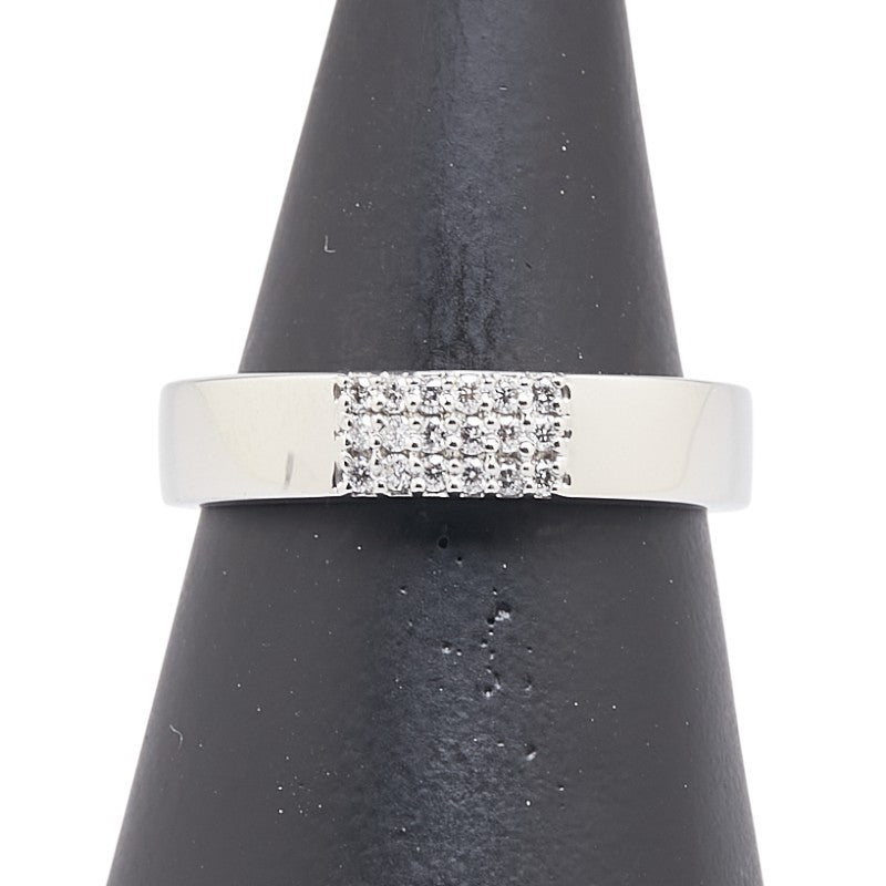 Pt900 プラチナ ダイヤ0.168ct リング 指輪 メンズ 19号 【中古】