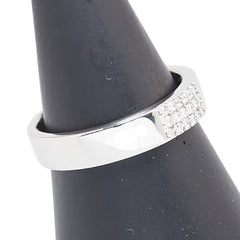 Pt900 プラチナ ダイヤ0.168ct リング 指輪 メンズ 19号 【中古】