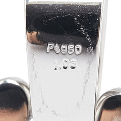 Pt950 プラチナ ダイヤ1.03ct ホースシュー 馬蹄 モチーフ ペンダントトップ メンズ 【中古】