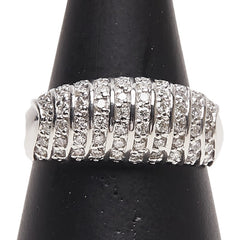 Pt900 プラチナ ダイヤ0.71ct リング 指輪 レディース 17号 【中古】