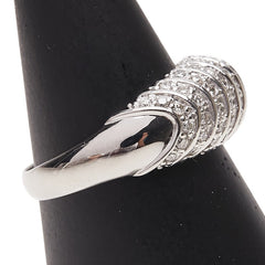 Pt900 プラチナ ダイヤ0.71ct リング 指輪 レディース 17号 【中古】